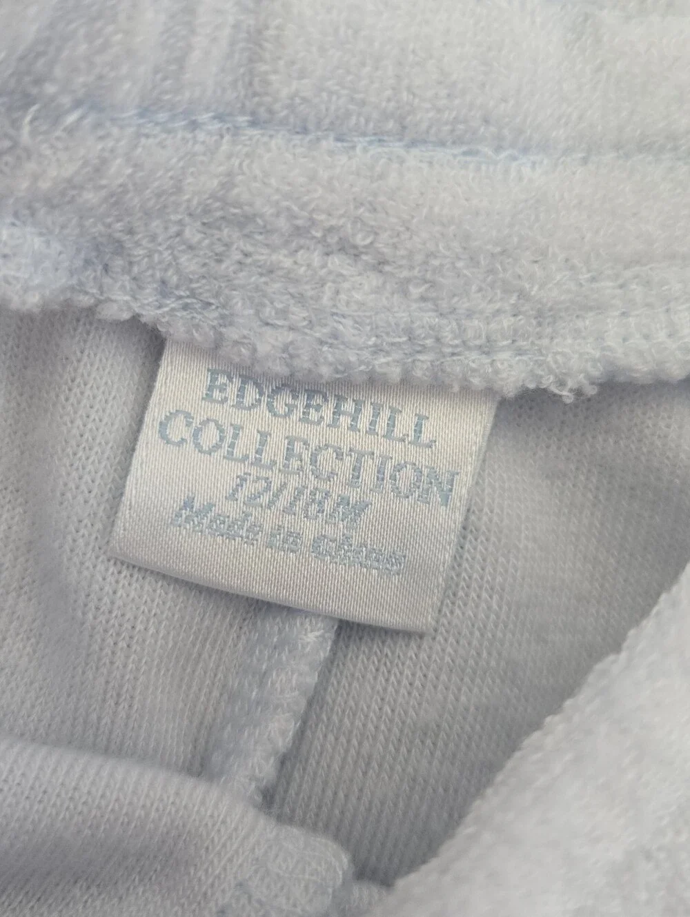 Edgehill Collection - Toddler Boy - Light Blue Terry Set
